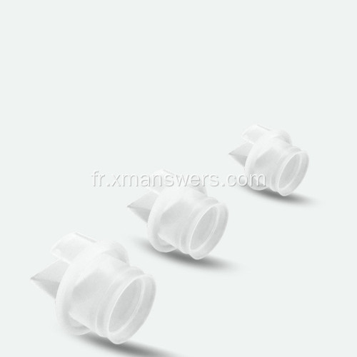 Clapet anti-retour à bec de canard pour tire-lait à sens unique en silicone